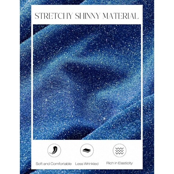 Dresstells Women's Glitter_royalblueModest Vintage Cocktail Formal Party Dresses - Picture 4 of 6